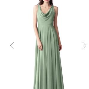 Jenny Yoo Liana Bridesmaid Dress Sea Glass Green 6